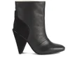 See By Chloé Women's Leather/Snake Heeled Boots - Black - Image 1