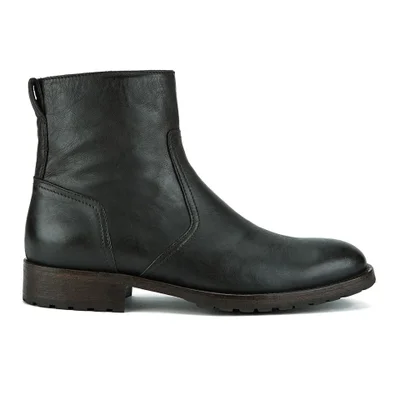 Belstaff Men's Attwell Leather Short Boots - Black