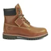 Timberland Men's Icon 6 Inch Woven Collar Premium Leather Boots - Claypot - Image 1