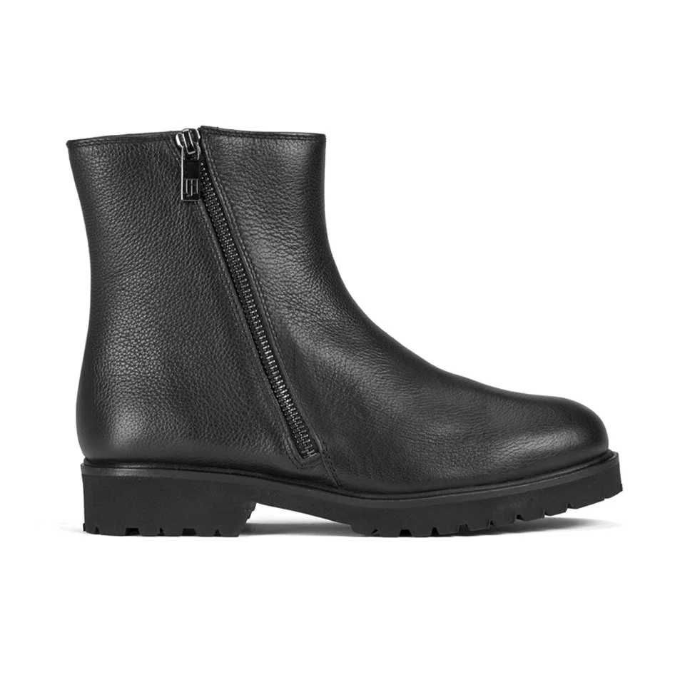 Ilse Jacobsen Women's Diagonal Zip Ankle Boots - Black Image 1