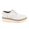 Grenson Women's Emily Leather Brogues - White Calf - Image 1