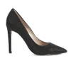 Steve Madden Women's Pizazz Multi Rhinestone Pointed Court Shoes - Black - Image 1