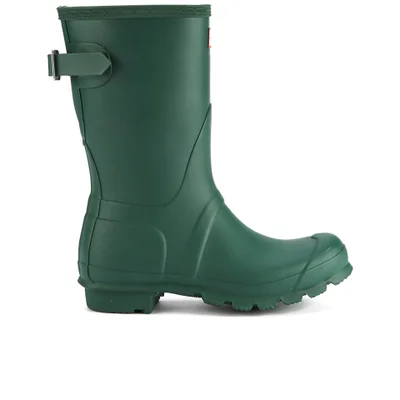 Hunter Women's Original Back Adjustable Short Wellington Boots - Green