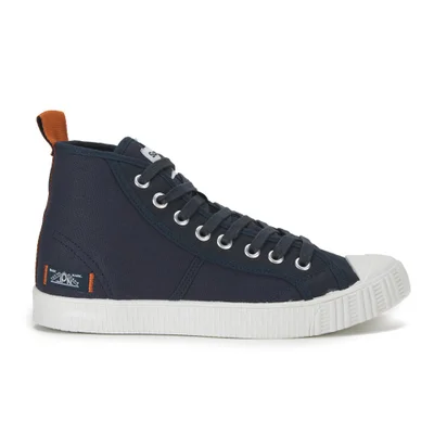 Superdry Men's Super Sneaker High Top Trainers - Eclipse Navy/Off White