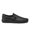 Vans Women's Classic Slip-On Perforated Leather Trainers - Black - Image 1