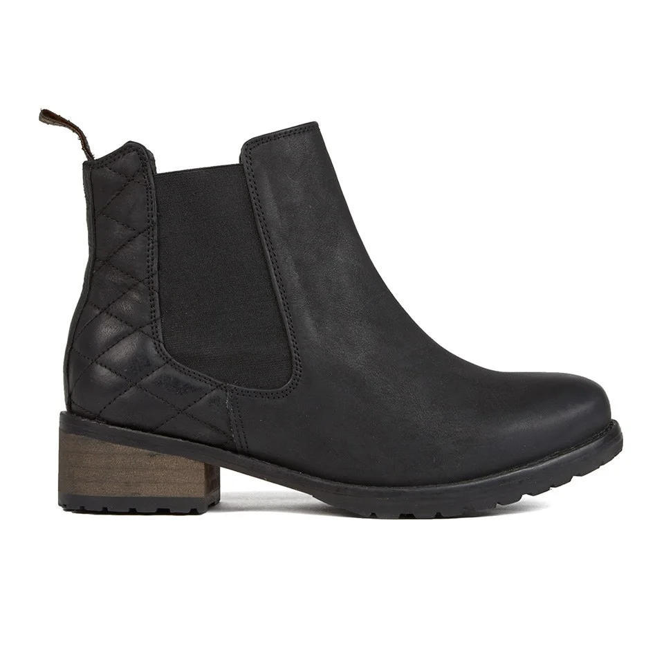 Barbour Women's Caveson Leather Chelsea Boots - Black Image 1
