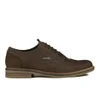 Barbour Men's Redcar Leather Oxford Derby Brogues - Dark Brown - Image 1