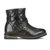 Barbour International Women's Hetton Quilted Leather Biker Boots - Black - Image 1