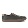 Barbour Men's Wallsend Leather Cupsole Trainers - Dark Brown - Image 1