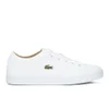 Lacoste Women's Straightset W Canvas Trainers - White - Image 1