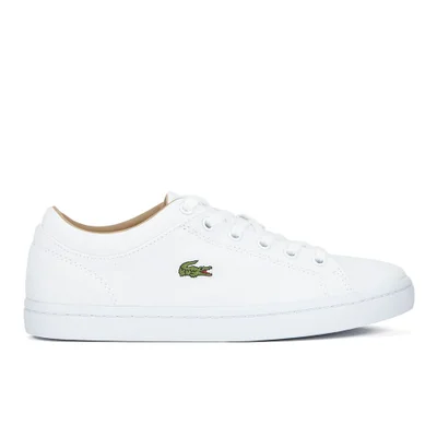 Lacoste Women's Straightset W Canvas Trainers - White