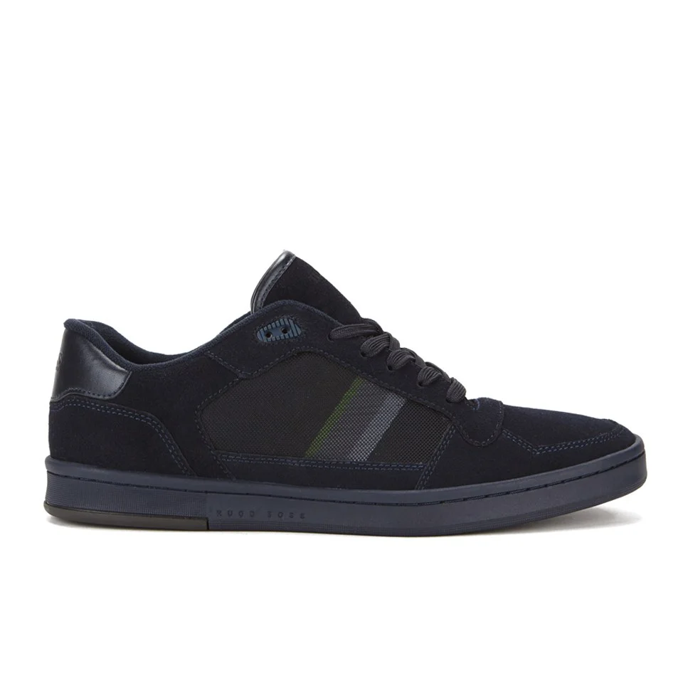 BOSS Green Men's Ray Low Trainers - Dark Blue Image 1