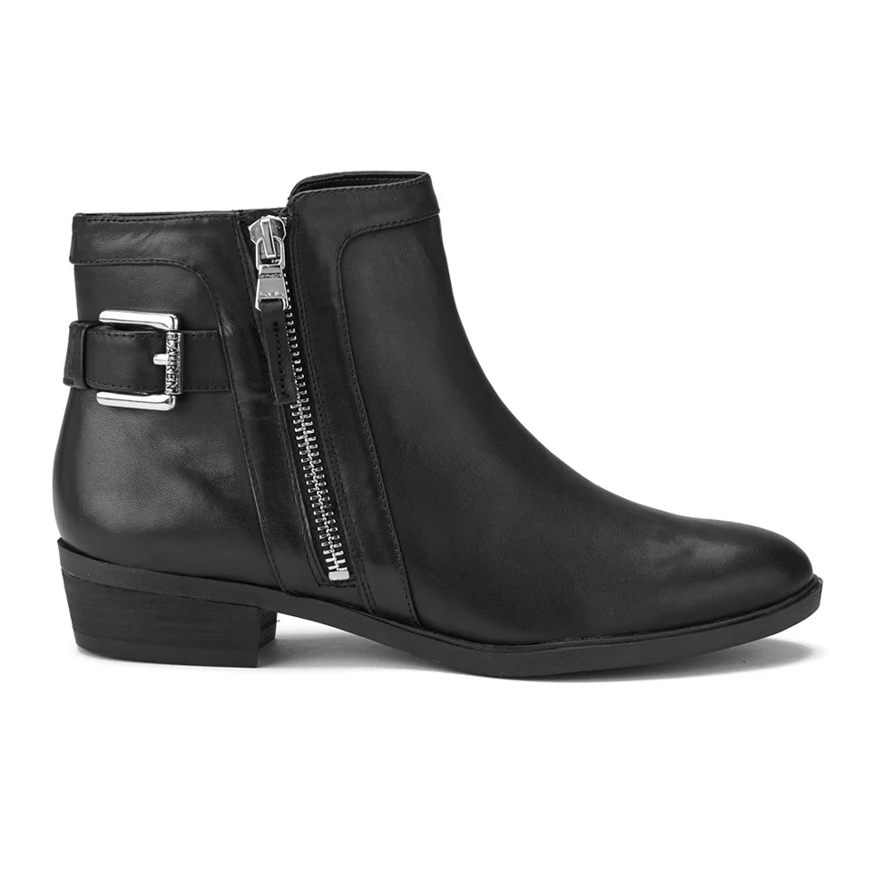 Lauren Ralph Lauren Women's Shelli Leather Ankle Boots - Black Image 1