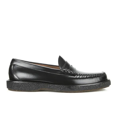 Bass Weejuns Men's Crepe Larson Leather Moc Penny Loafers - Black