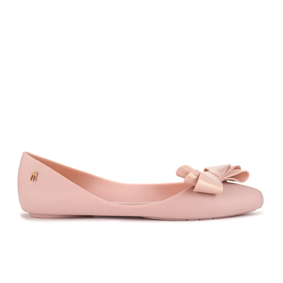 Melissa Women's Trippy 14 Pointed Bow Ballet Flats - Soft Pink Image 1