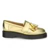 YMC Women's Solovair Leather Tassel Loafers - Gold Leather - Image 1