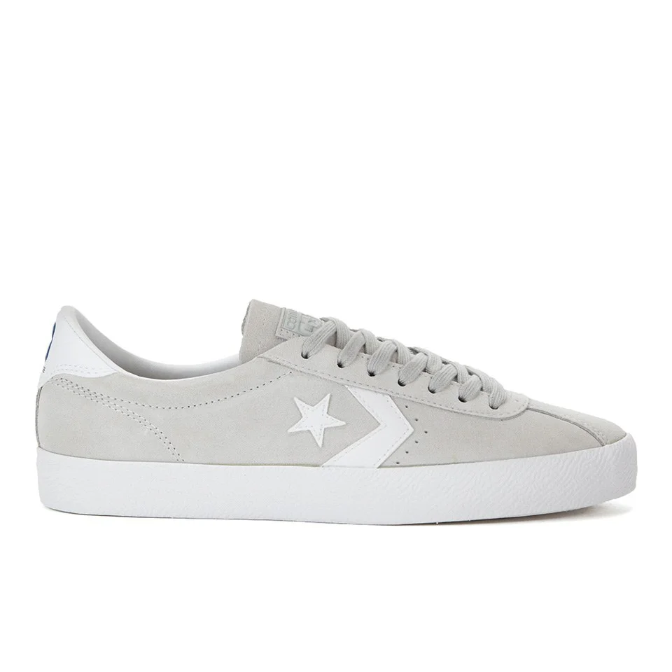Converse CONS Men's Break Point Suede Trainers - Mouse/White Image 1