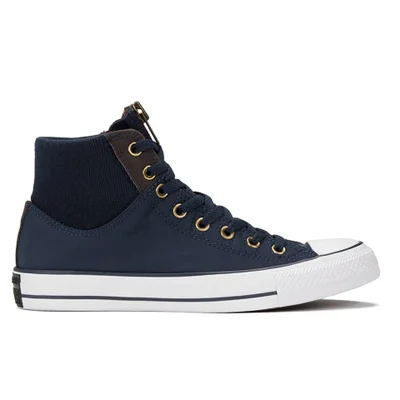 Converse Men's Chuck Taylor All Star MA-1 Zip Hi-Top Trainers - Nightime Navy/Burnt Umber/White