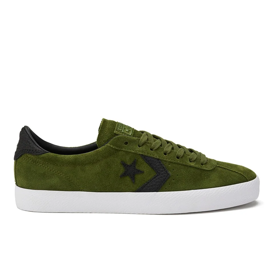 Converse CONS Breakpoint Premium Suede Trainers - Imperial Green/White/Black Image 1