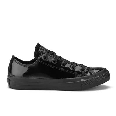 Converse Women's Chuck Taylor All Star Patent Leather Ox Trainers - Black