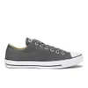 Converse Men's Chuck Taylor All Star Coated Canvas Wash Ox Trainers - Thunder/Black/White - Image 1