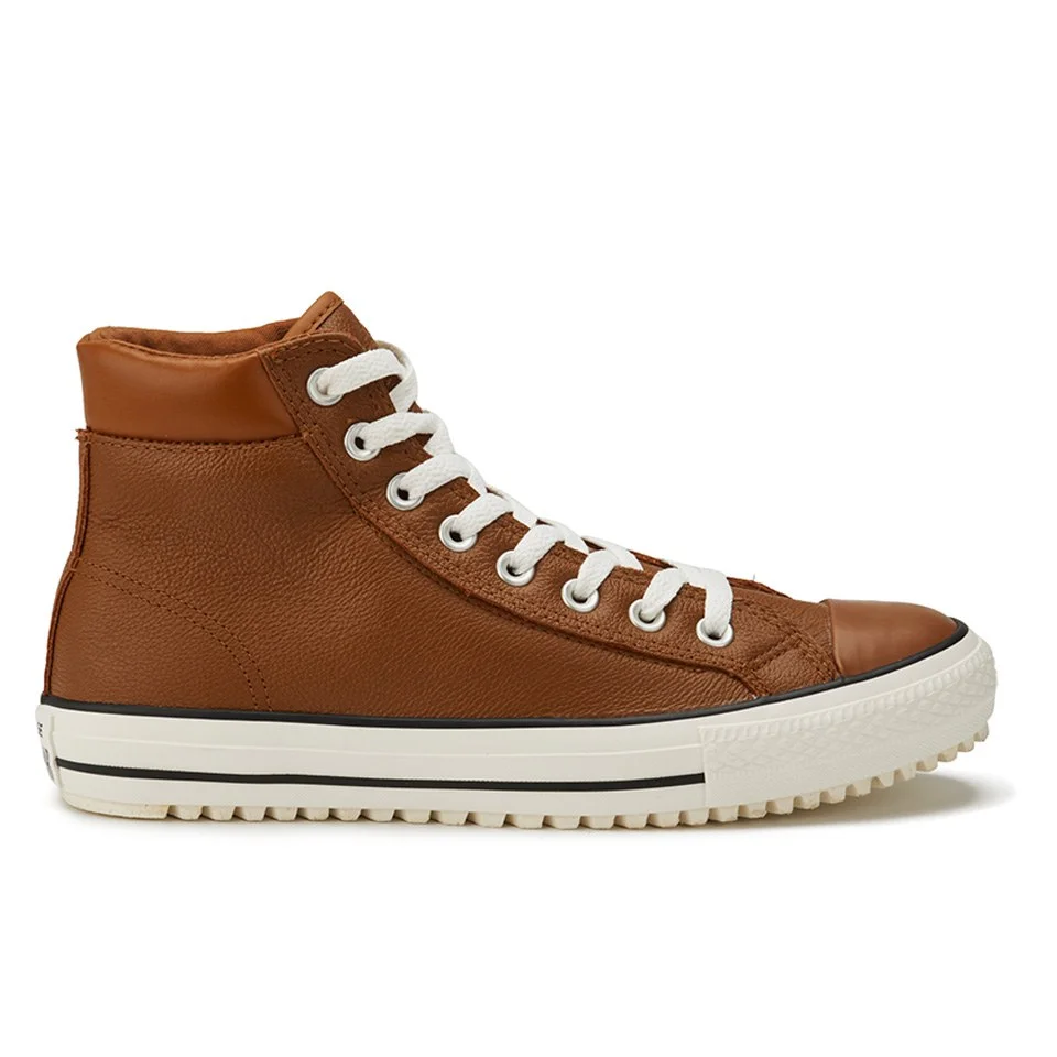 Converse Men's Chuck Taylor All Star Leather/Thinsulate Converse Boots - Pinecone Brown/Egret/Egret Image 1