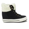 Converse Women's Chuck Taylor Platform Plus Collar Wedged Trainers - Black/Natural - Image 1