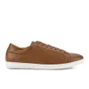 Lyle & Scott Men's Findon Leather Court Trainers - Brown - Image 1