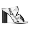 Senso Women's Xanthe II Chrome Strappy Mule Sandals - Silver - Image 1