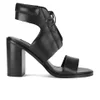 Senso Women's Valleri VI Leather Lace-up Heeled Sandals - Ebony - Image 1