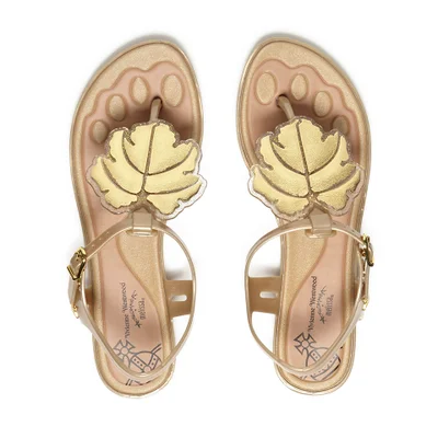 Vivienne Westwood for Melissa Women's Solar Sandals - Gold Leaf