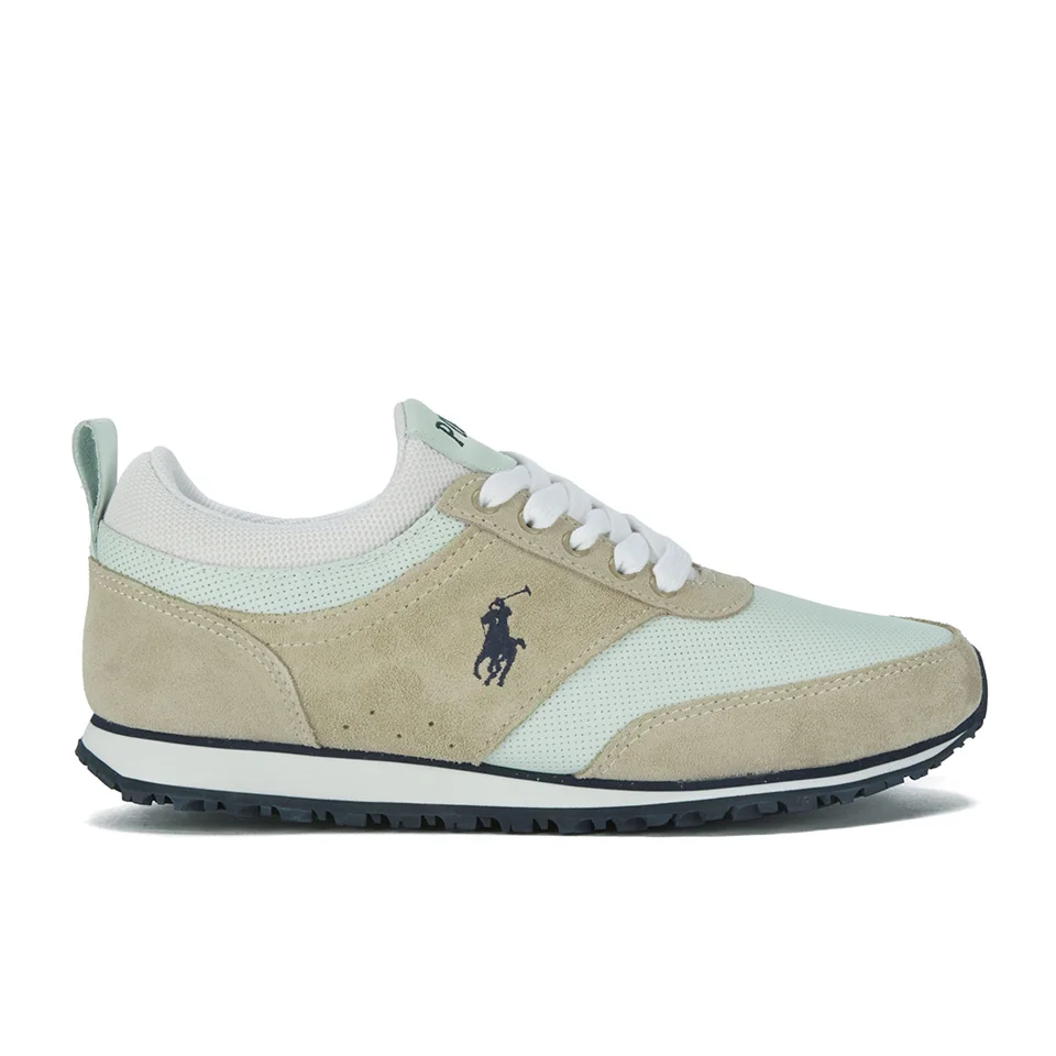 Polo Ralph Lauren Men's Ponteland Suede/Leather Trainers - White Image 1
