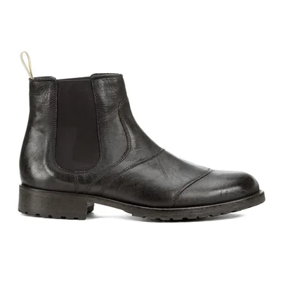 Belstaff Men's Lancaster Leather Chelsea Boots - Black