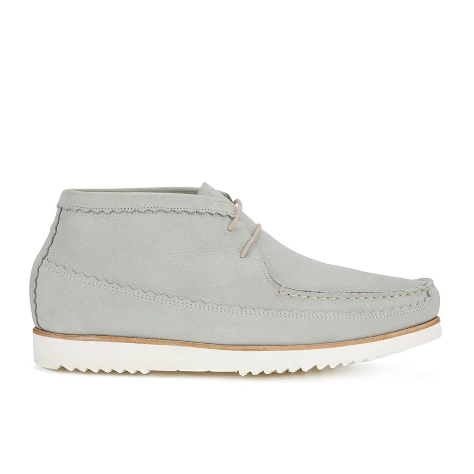 Genuine Moccasins by Grenson Men's Suede Chukka Boots - Light Grey Image 1