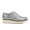 Grenson Women's Emily V Grain Leather Brogues - Silver - Image 1