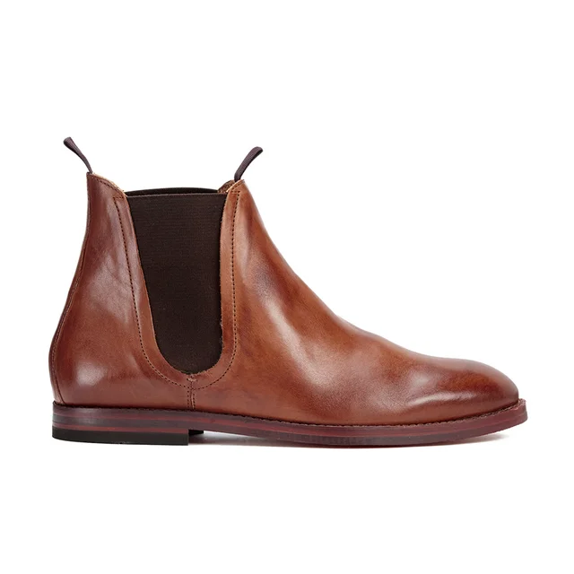 Hudson London Men's Tamper Leather Chelsea Boots - Tan