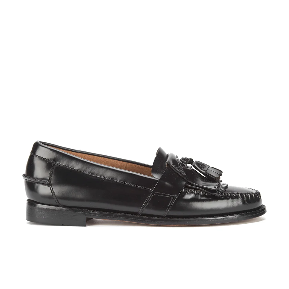 Bass Weejuns Women's Elspeth Kiltie Leather Loafers - Black Image 1