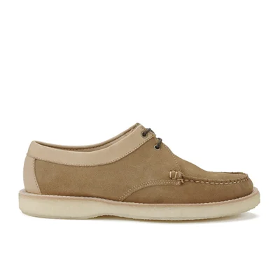Bass Weejuns Men's Crepe Tie Reverso Suede Moccasins - Earth