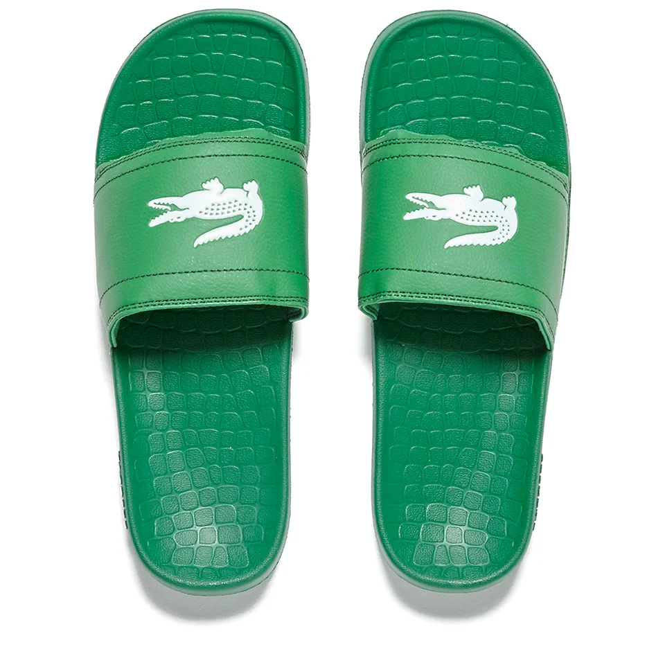 Lacoste Men's Frasier Slide Sandals - Green Image 1