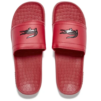 Lacoste Men's Frasier Slide Sandals - Red/Black