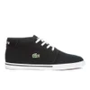 Lacoste Men's Ampthill LCR 2 Canvas Chukka Trainers - Black - Image 1