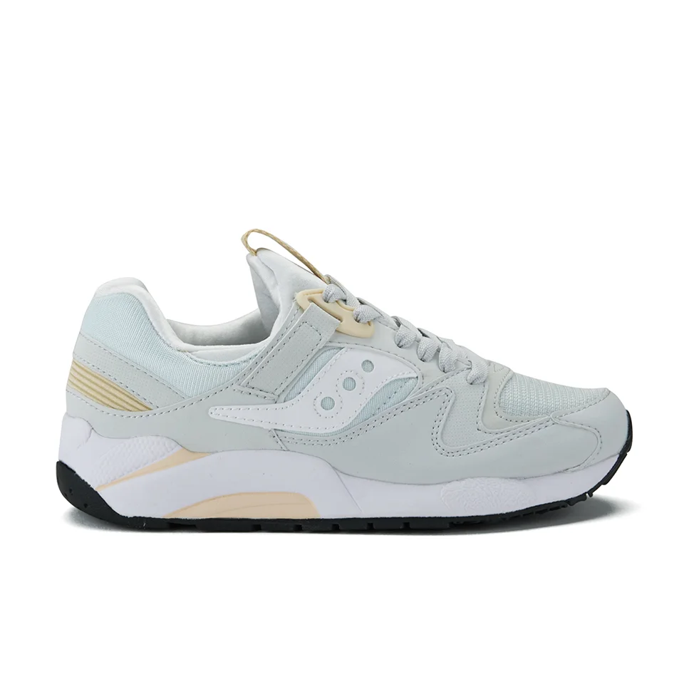 Saucony Grid 9000 Trainers - Light Grey Image 1