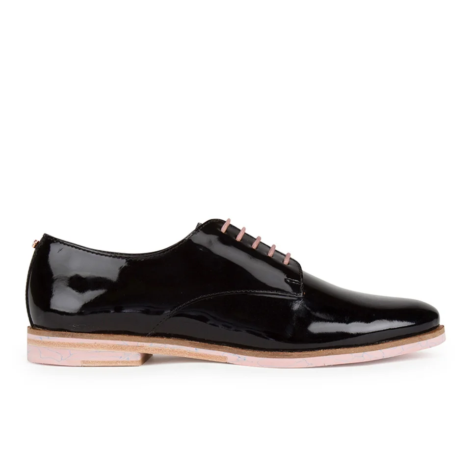 Ted Baker Women's Loomi Patent Leather Oxford Shoes - Black Image 1