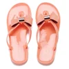 Ted Baker Women's Ettiea Jelly Bow Flip Flops - Light Orange - Image 1
