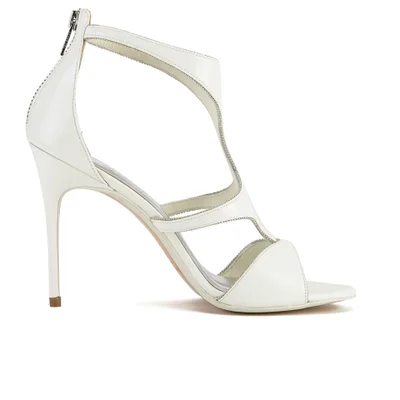 Ted Baker Women's Shyea Leather Strappy Heeled Sandals - Cream