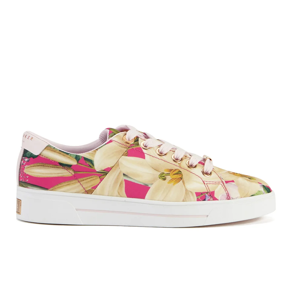 Ted Baker Women's Ophily Floral Print Trainers - Encyclopedia Floral Image 1