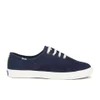 Keds Women's Triumph Sport Perforated Suede Trainers - Navy - Image 1