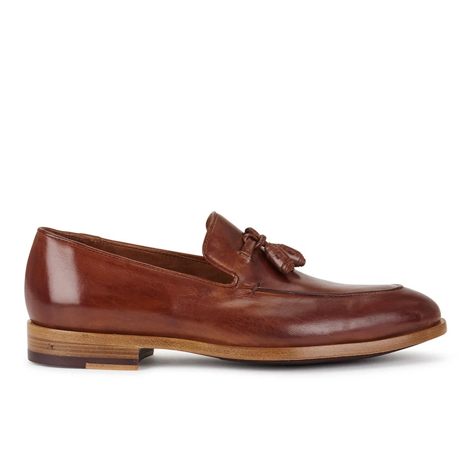Paul Smith Shoes Men's Conway Leather Tassle Loafers - Tan Dip Dye Image 1