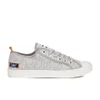Superdry Men's Super Sneaker Low Top Trainers - Light Grey Marl/Off White - Image 1