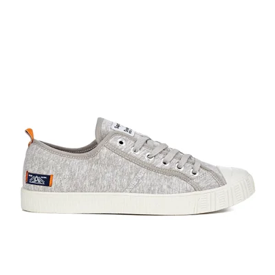 Superdry Men's Super Sneaker Low Top Trainers - Light Grey Marl/Off White